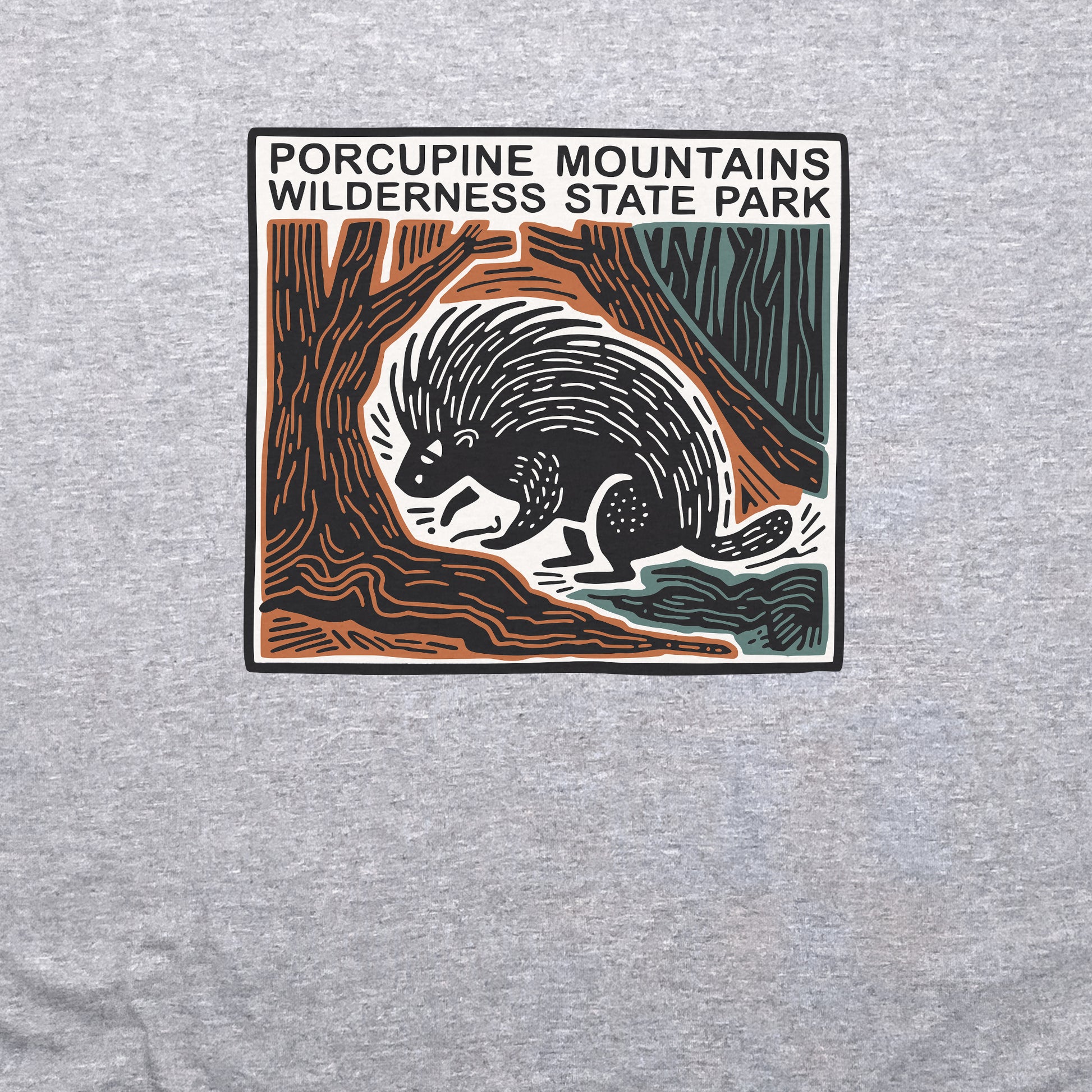Porcupine Mountains Wilderness State Park Crewneck Sweatshirt Adventure and Outdoors Themed Sweatshirt