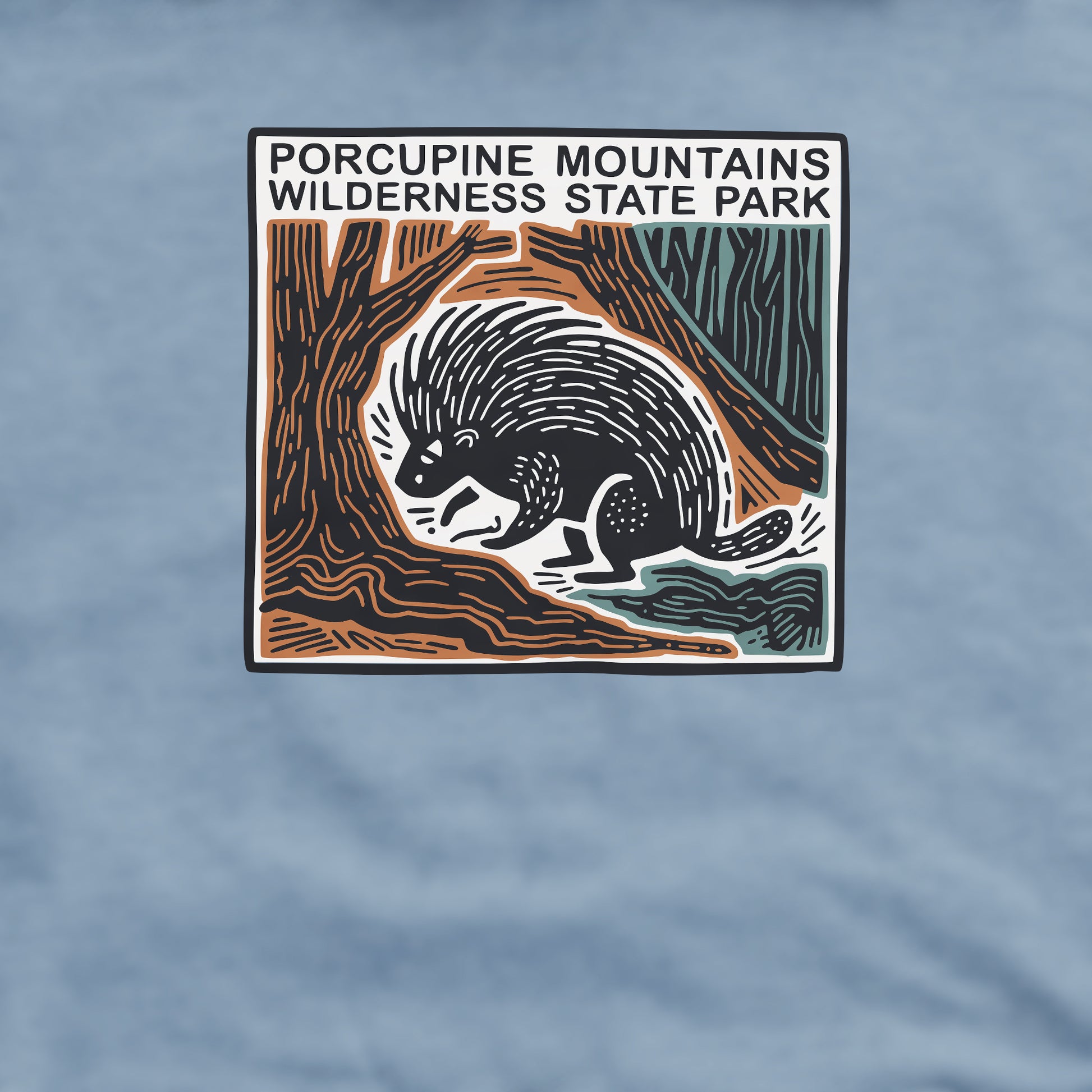 Porcupine Mountains Wilderness State Park Crewneck Sweatshirt Adventure and Outdoors Themed Sweatshirt