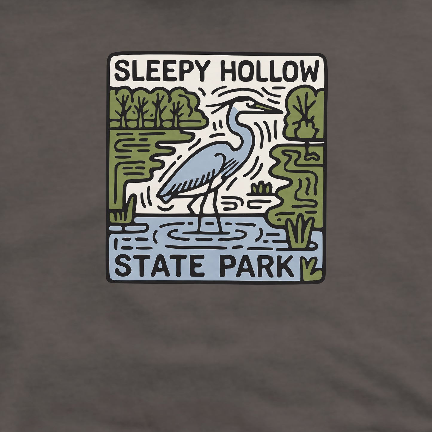 Sleepy Hollow State Park Crewneck Sweatshirt Adventure and Outdoors Themed Sweatshirt