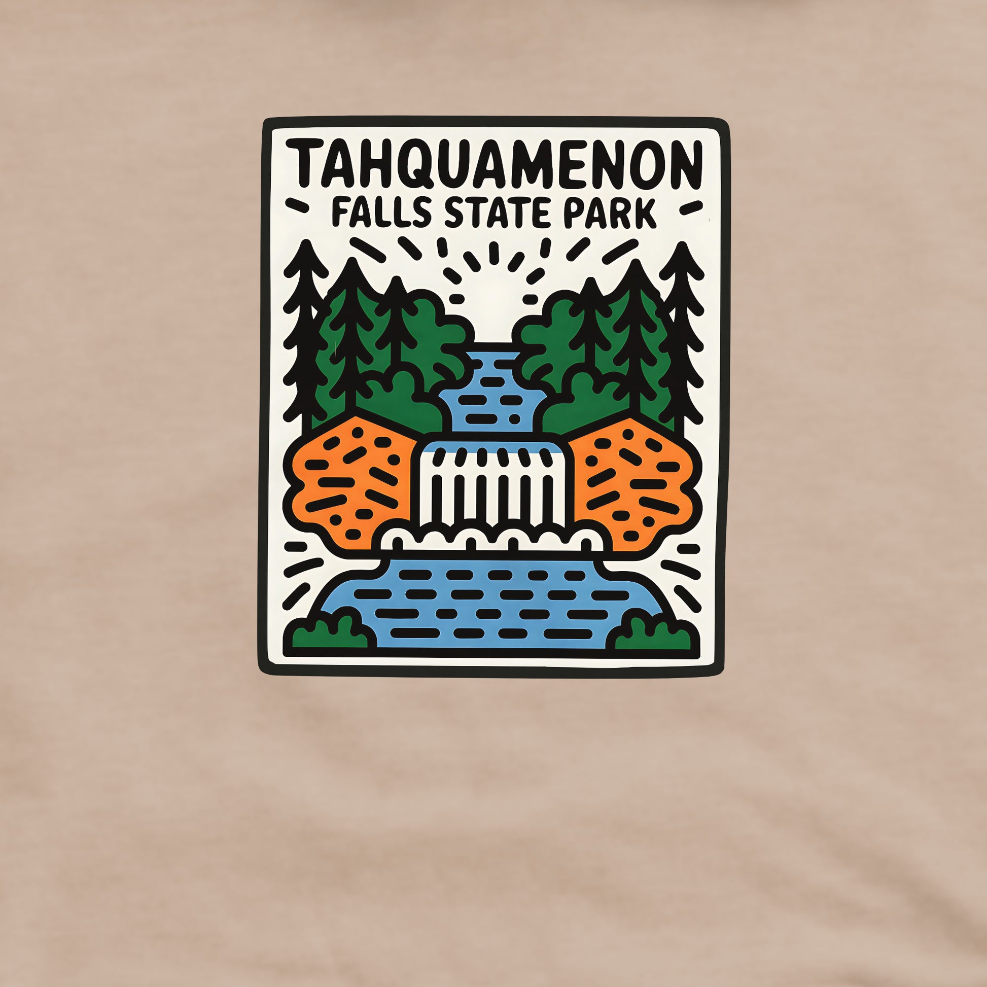 Tahquamenon Falls State Park Crewneck Sweatshirt Adventure and Outdoors Themed Sweatshirt