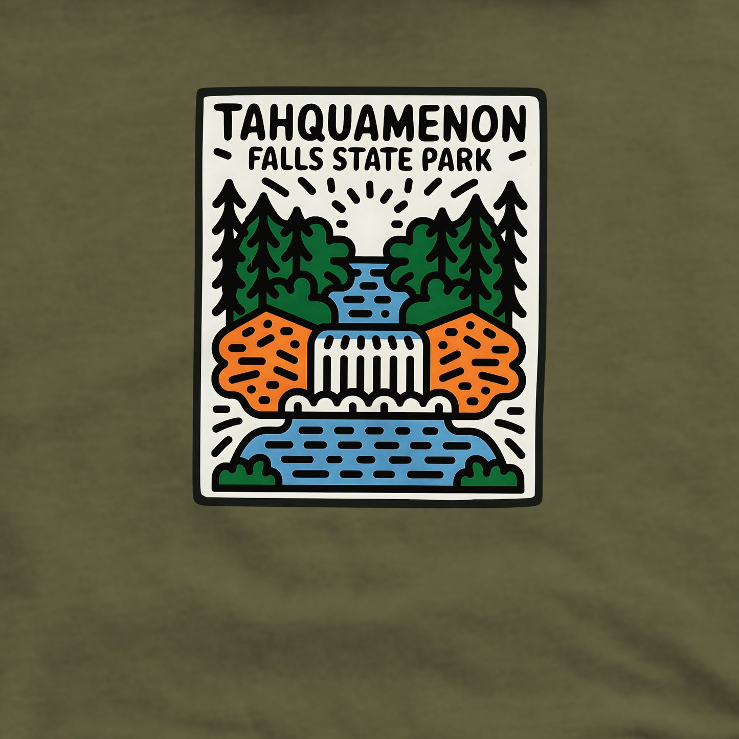 Tahquamenon Falls State Park Crewneck Sweatshirt Adventure and Outdoors Themed Sweatshirt