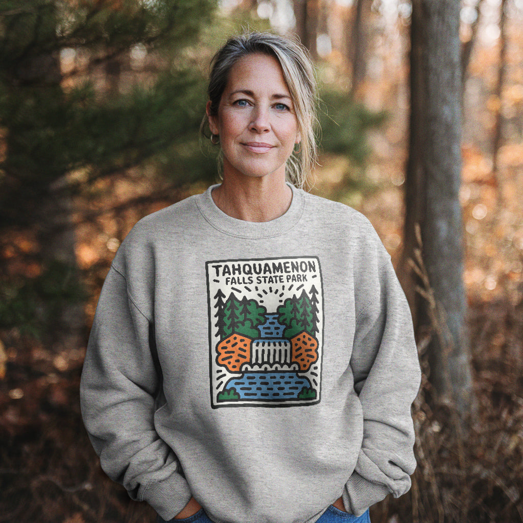Tahquamenon Falls State Park Crewneck Sweatshirt Adventure and Outdoors Themed Sweatshirt