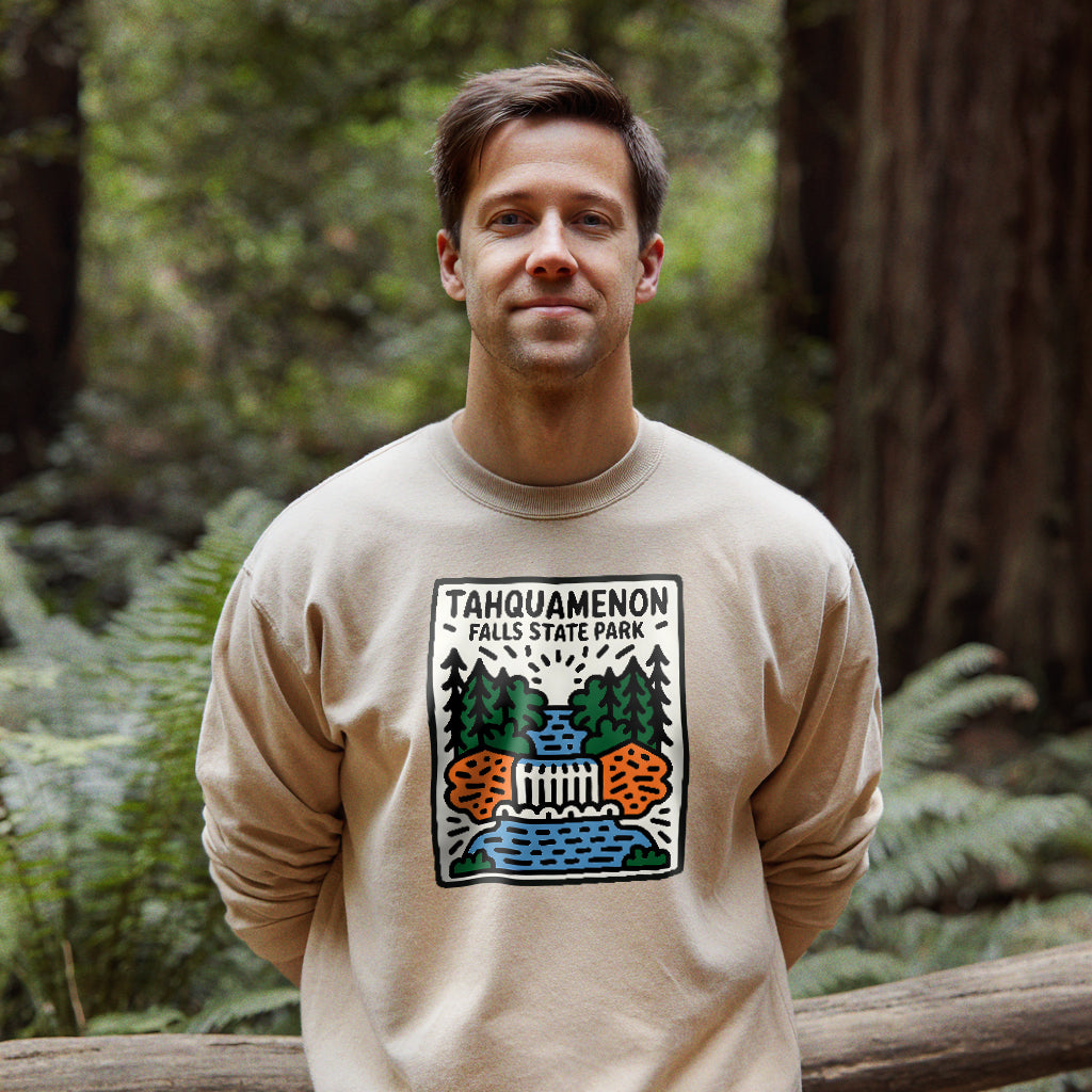 Tahquamenon Falls State Park Crewneck Sweatshirt Adventure and Outdoors Themed Sweatshirt