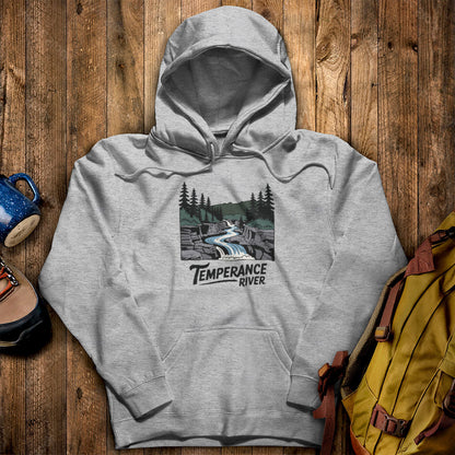 Temperance River State Park Hoodie Sport Grey Adventure and Outdoors Themed Hoodie