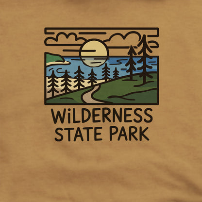 Wilderness State Park Hoodie Adventure and Outdoors Themed Hoodie