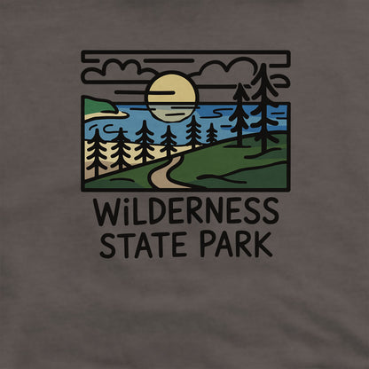 Wilderness State Park Hoodie Adventure and Outdoors Themed Hoodie