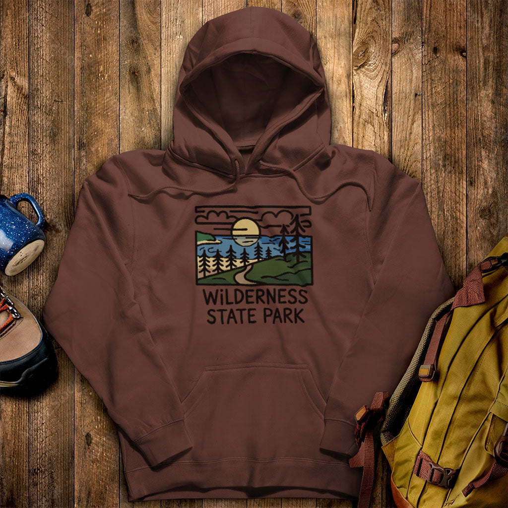 Wilderness State Park Hoodie Cocoa Adventure and Outdoors Themed Hoodie