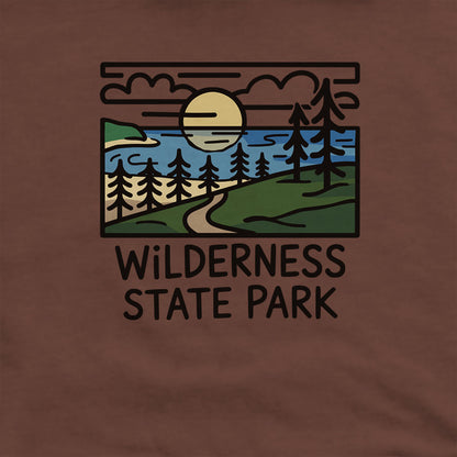 Wilderness State Park Hoodie Adventure and Outdoors Themed Hoodie