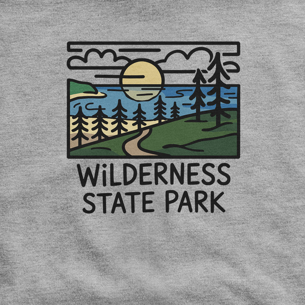 Wilderness State Park Hoodie Adventure and Outdoors Themed Hoodie