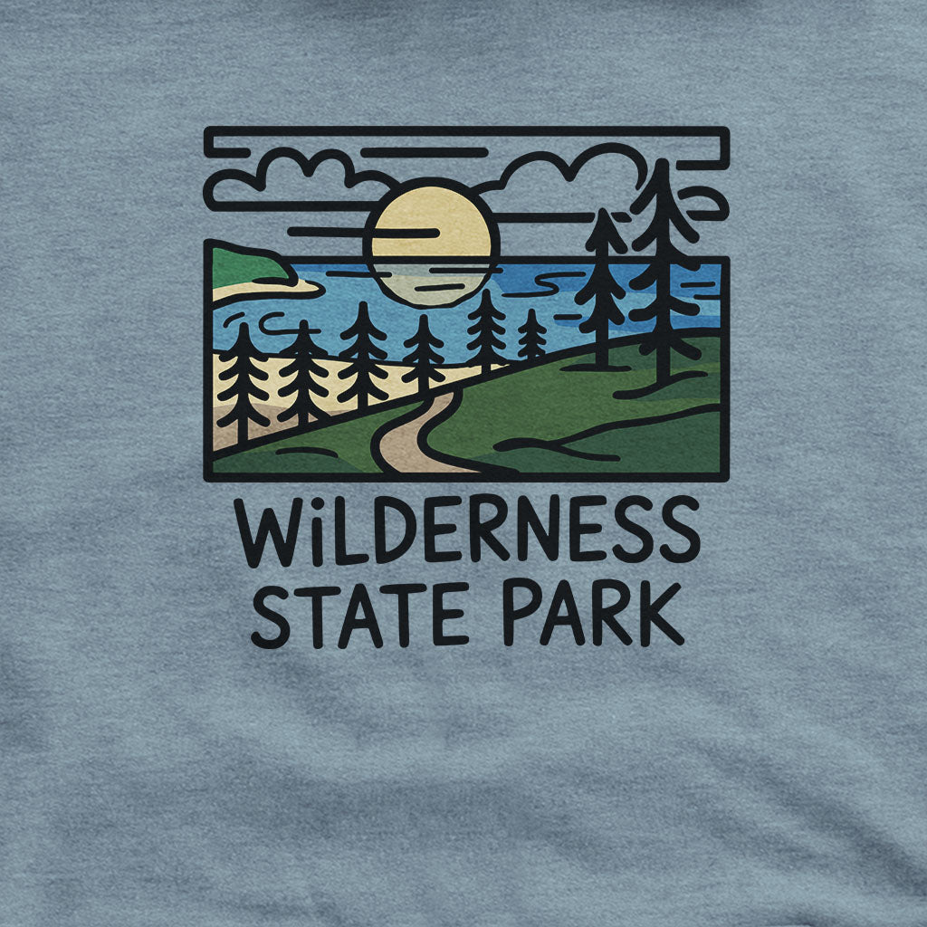 Wilderness State Park Hoodie Adventure and Outdoors Themed Hoodie