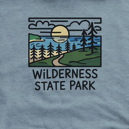 Wilderness State Park Hoodie Adventure and Outdoors Themed Hoodie