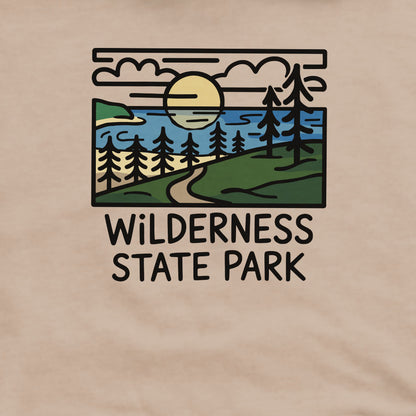 Wilderness State Park Crewneck Sweatshirt Adventure and Outdoors Themed Sweatshirt