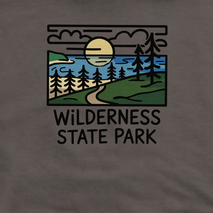 Wilderness State Park Crewneck Sweatshirt Adventure and Outdoors Themed Sweatshirt