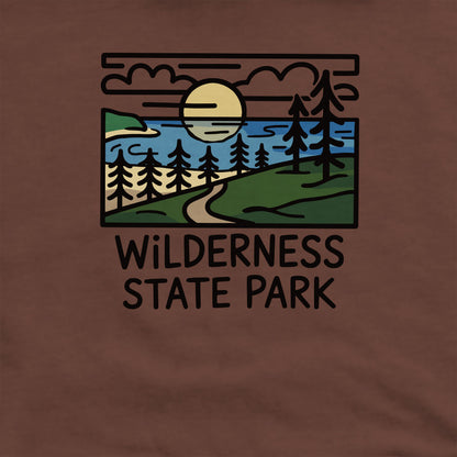 Wilderness State Park Crewneck Sweatshirt Adventure and Outdoors Themed Sweatshirt