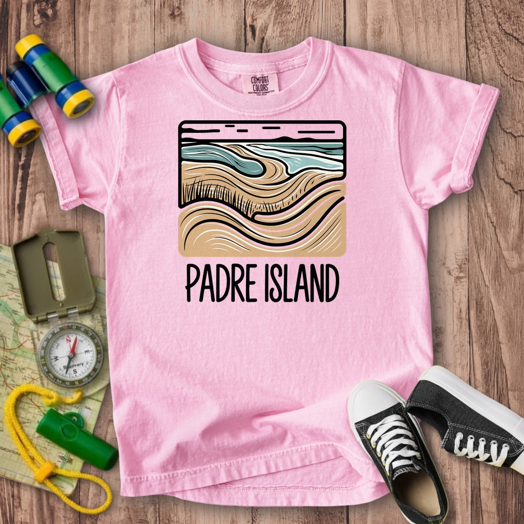 Padre Island National Seashore Kids Cotton T-Shirt