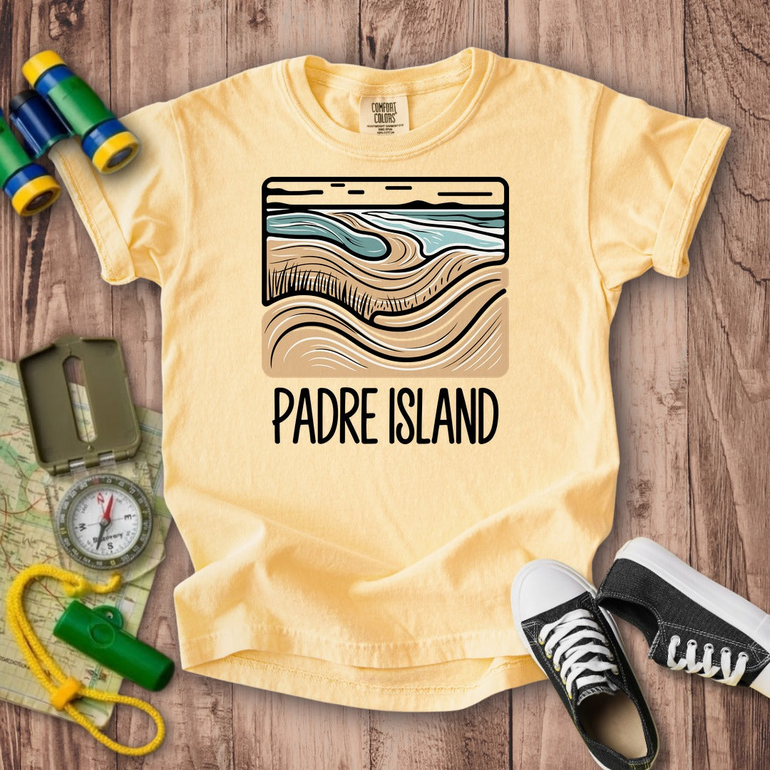 Padre Island National Seashore Kids Cotton T-Shirt