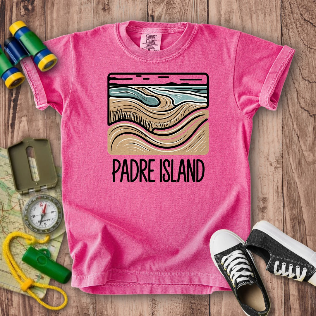 Padre Island National Seashore Kids Cotton T-Shirt
