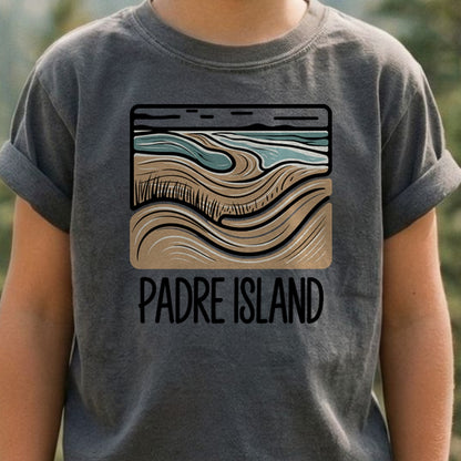 Padre Island National Seashore Kids Cotton T-Shirt