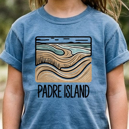 Padre Island National Seashore Kids Cotton T-Shirt