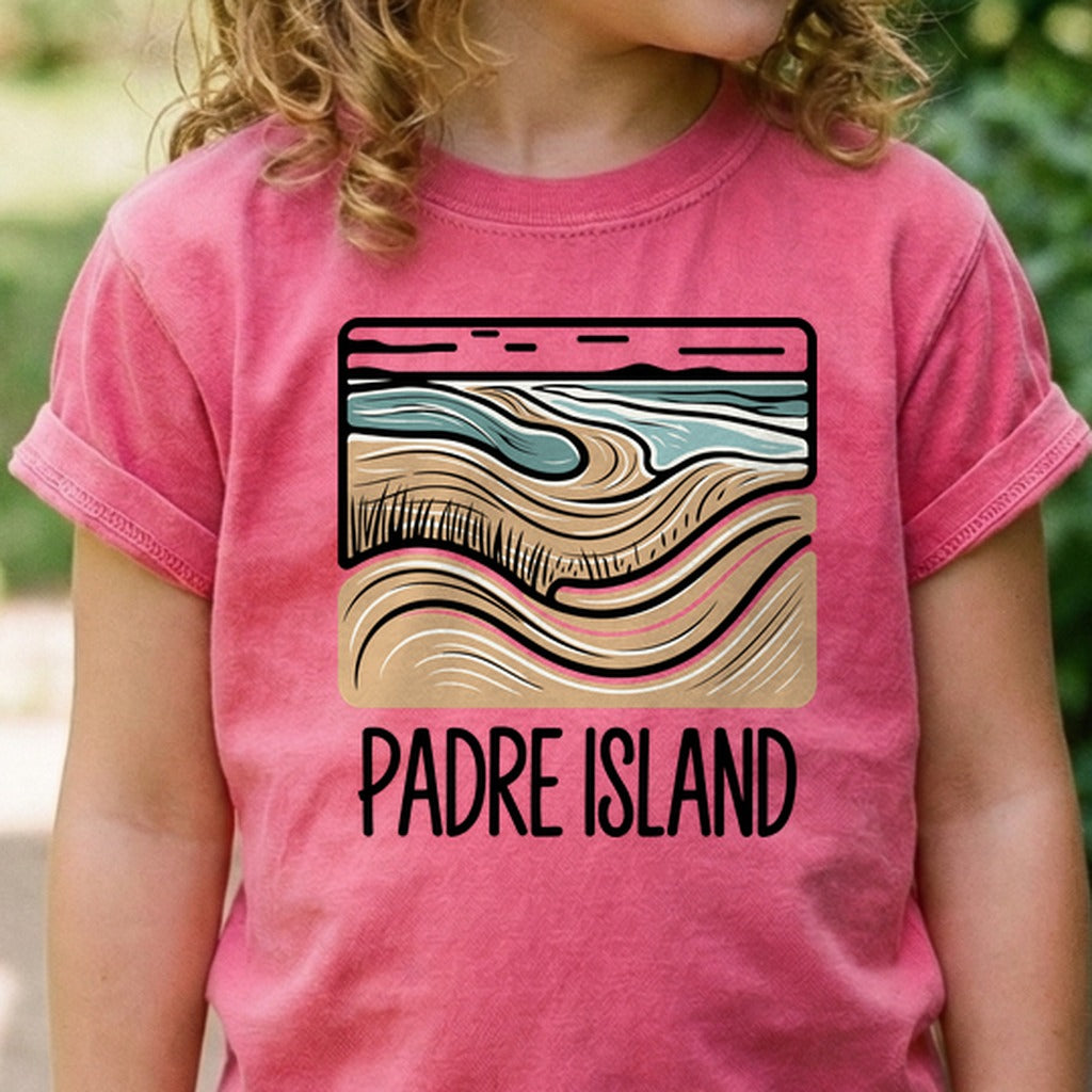 Padre Island National Seashore Kids Cotton T-Shirt