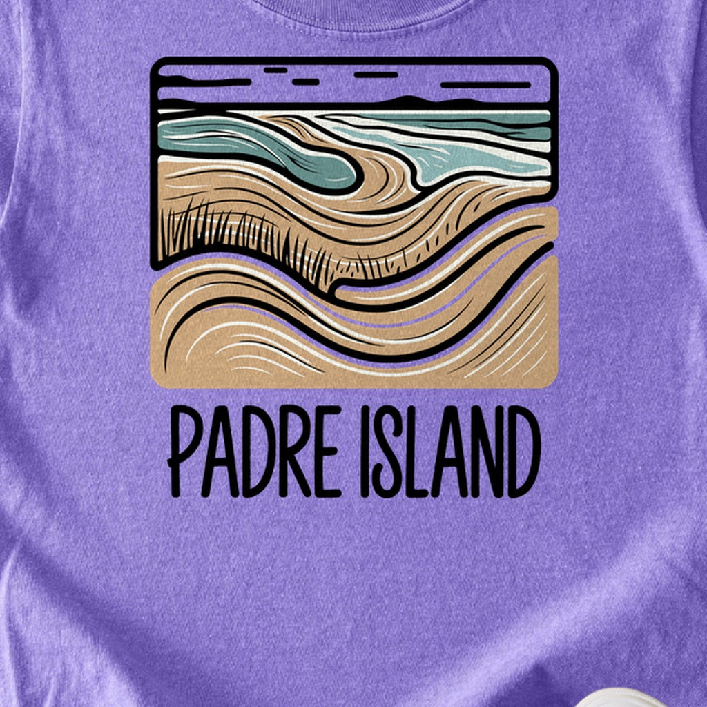 Padre Island National Seashore Kids Cotton T-Shirt