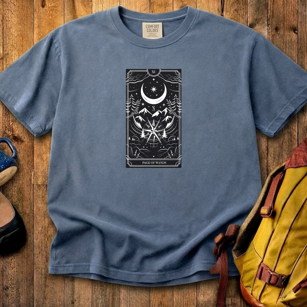 Page of Wands Tarot Cotton T-Shirt