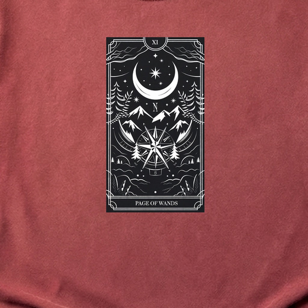 Page of Wands Tarot Cotton T-Shirt