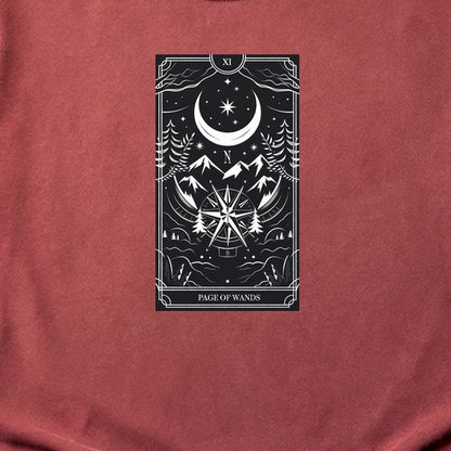 Page of Wands Tarot Cotton T-Shirt