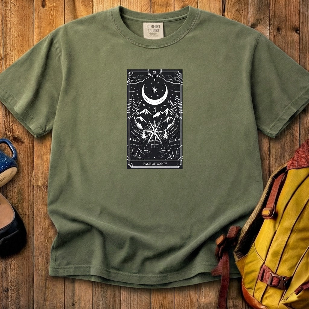 Page of Wands Tarot Cotton T-Shirt