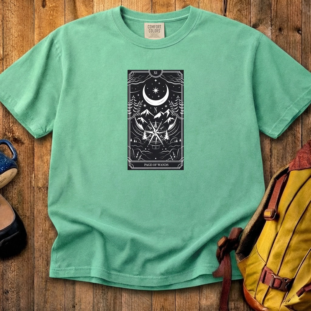 Page of Wands Tarot Cotton T-Shirt