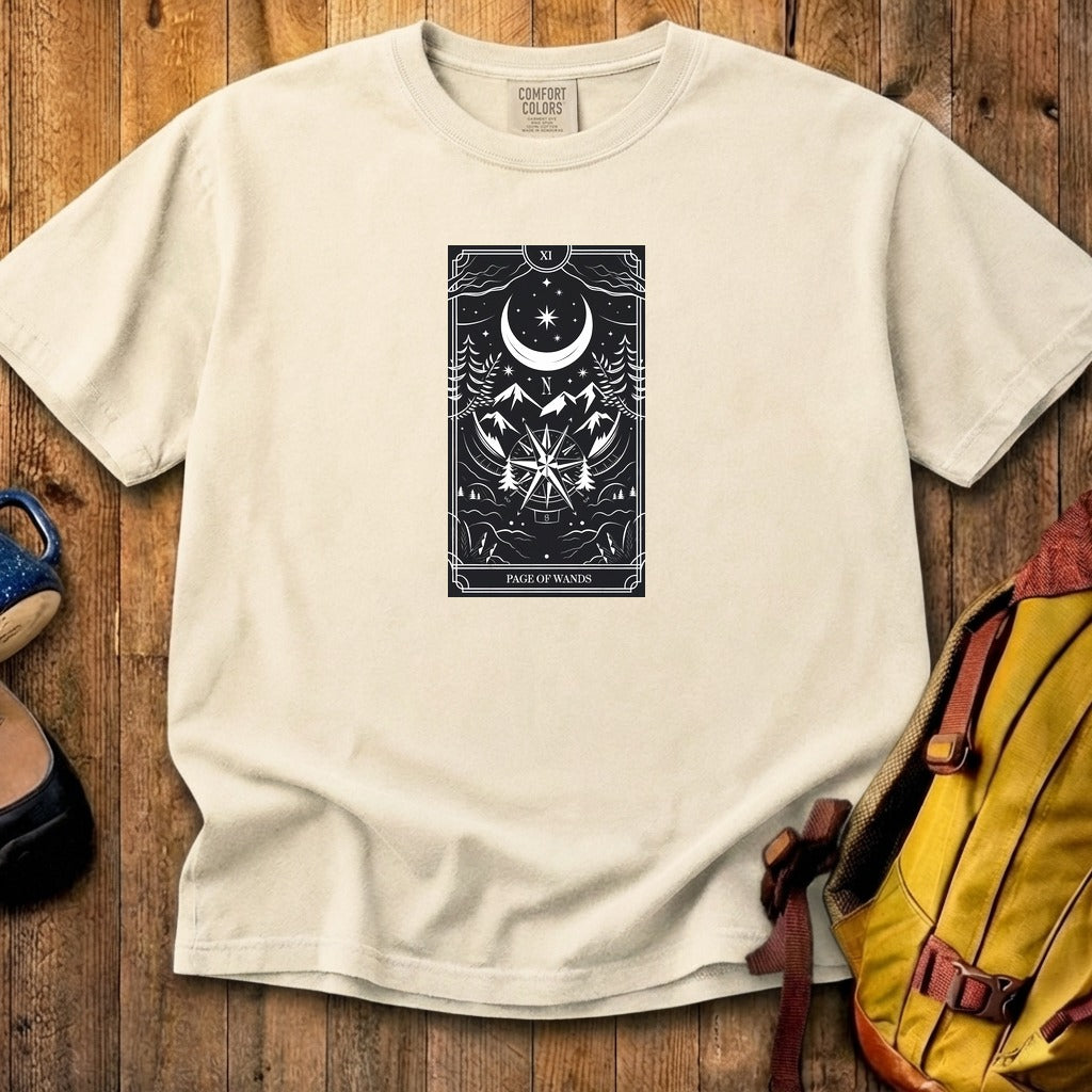 Page of Wands Tarot Cotton T-Shirt