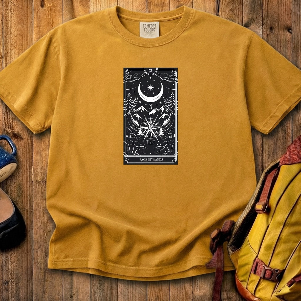 Page of Wands Tarot Cotton T-Shirt