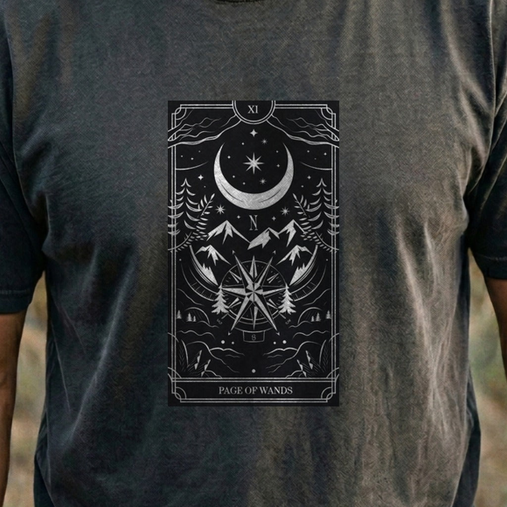 Page of Wands Tarot Cotton T-Shirt