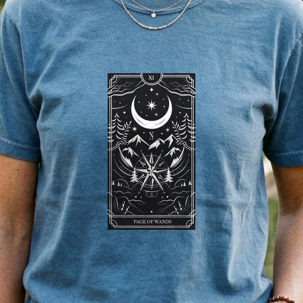 Page of Wands Tarot Cotton T-Shirt