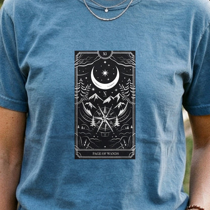 Page of Wands Tarot Cotton T-Shirt