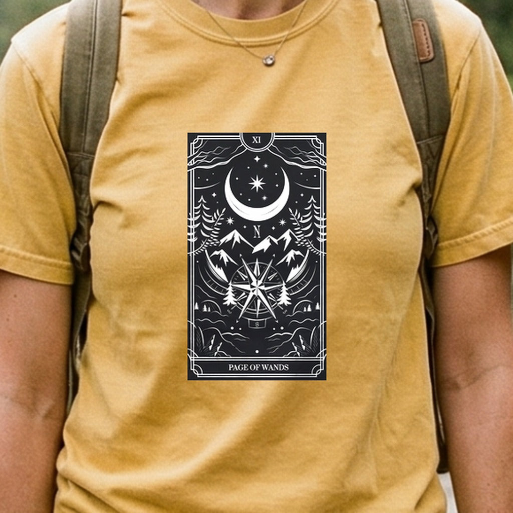 Page of Wands Tarot Cotton T-Shirt