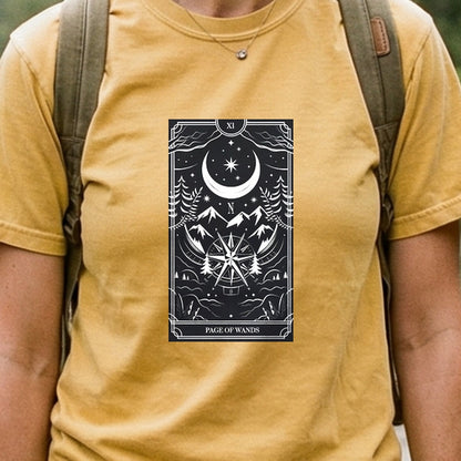 Page of Wands Tarot Cotton T-Shirt