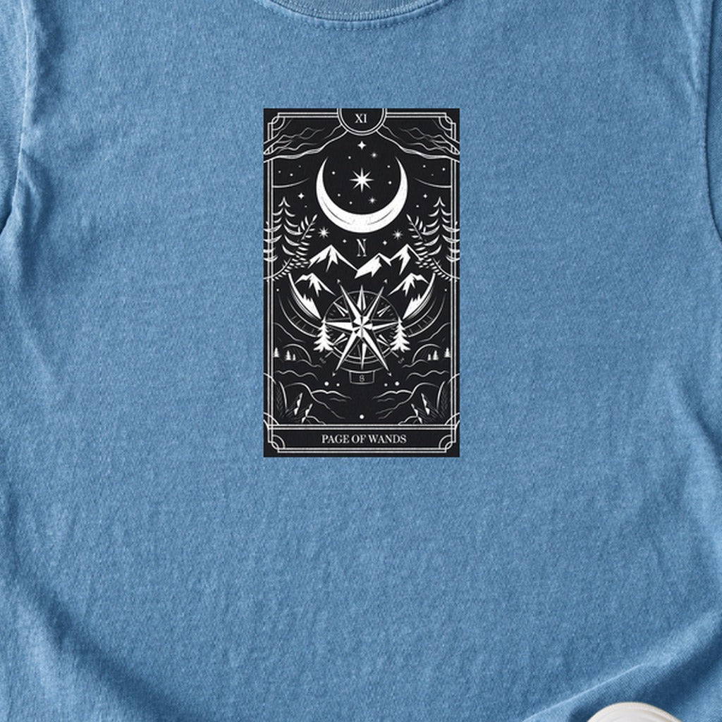 Page of Wands Tarot Kids Cotton T-Shirt