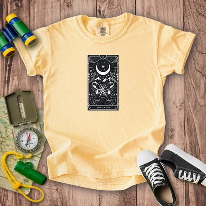 Page of Wands Tarot Kids Cotton T-Shirt
