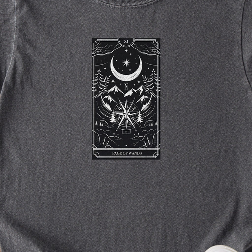 Page of Wands Tarot Kids Cotton T-Shirt