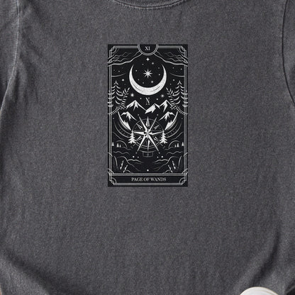 Page of Wands Tarot Kids Cotton T-Shirt