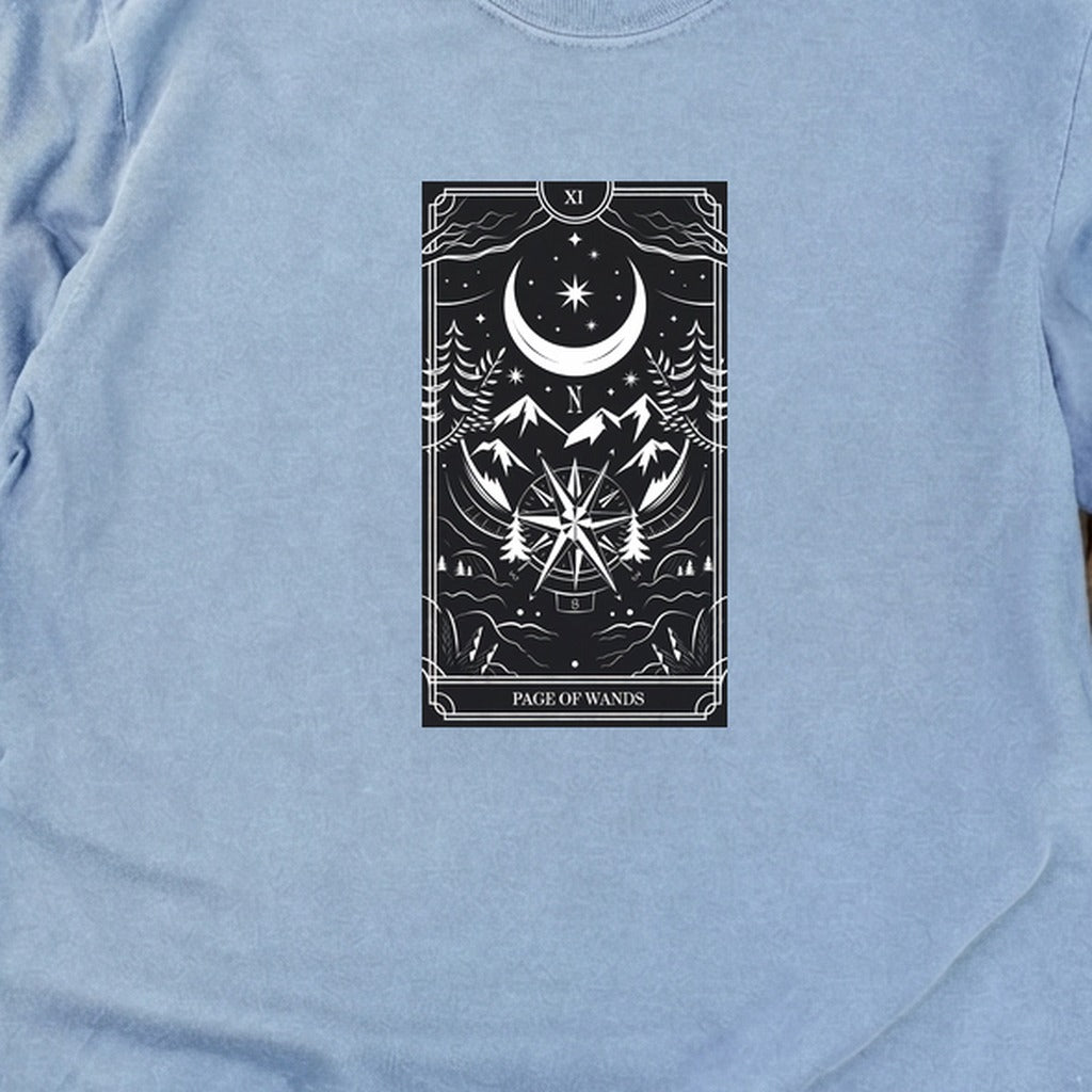 Page of Wands Tarot Cotton Long Sleeve