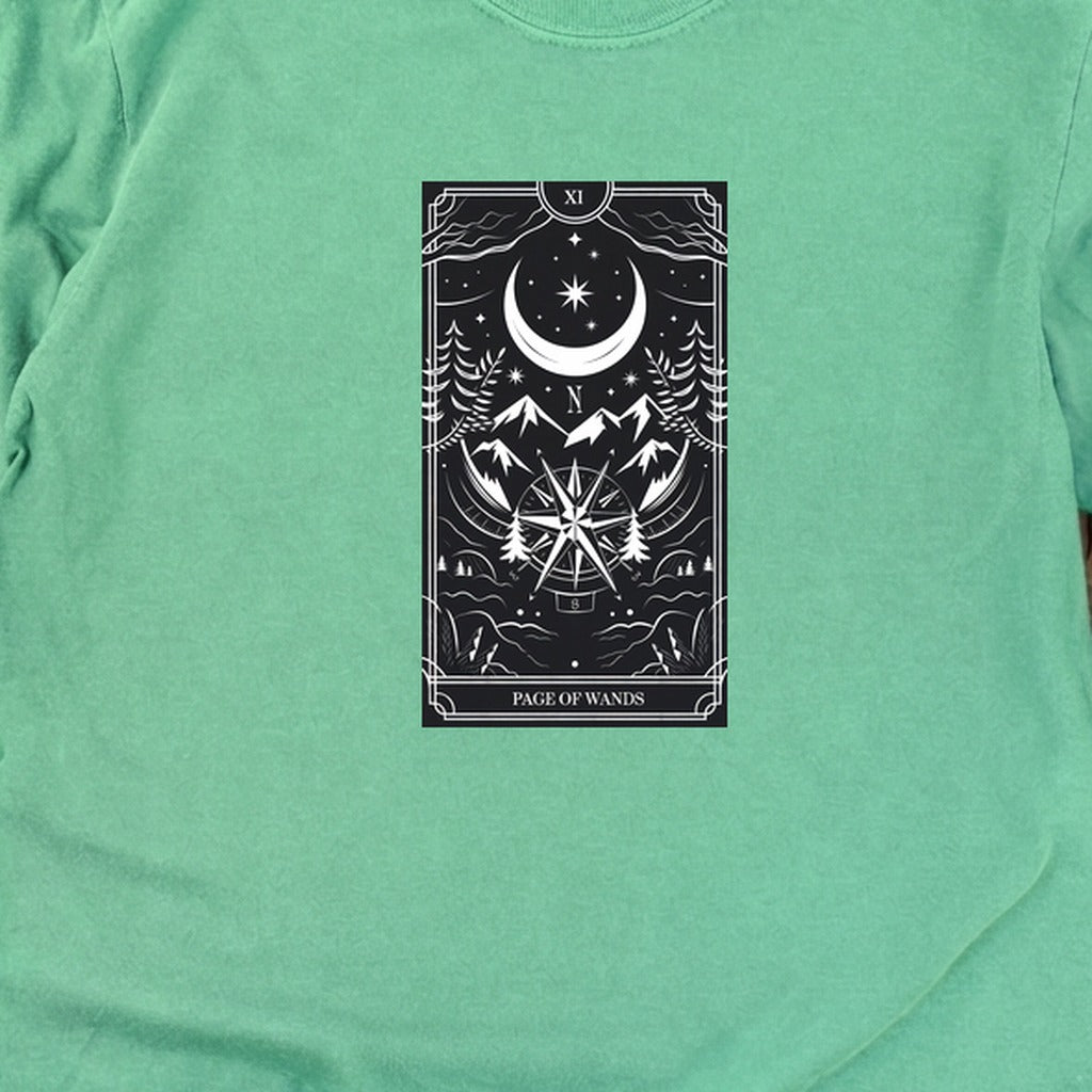 Page of Wands Tarot Cotton Long Sleeve