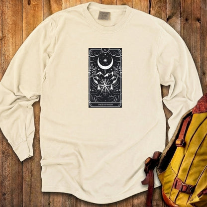Page of Wands Tarot Cotton Long Sleeve