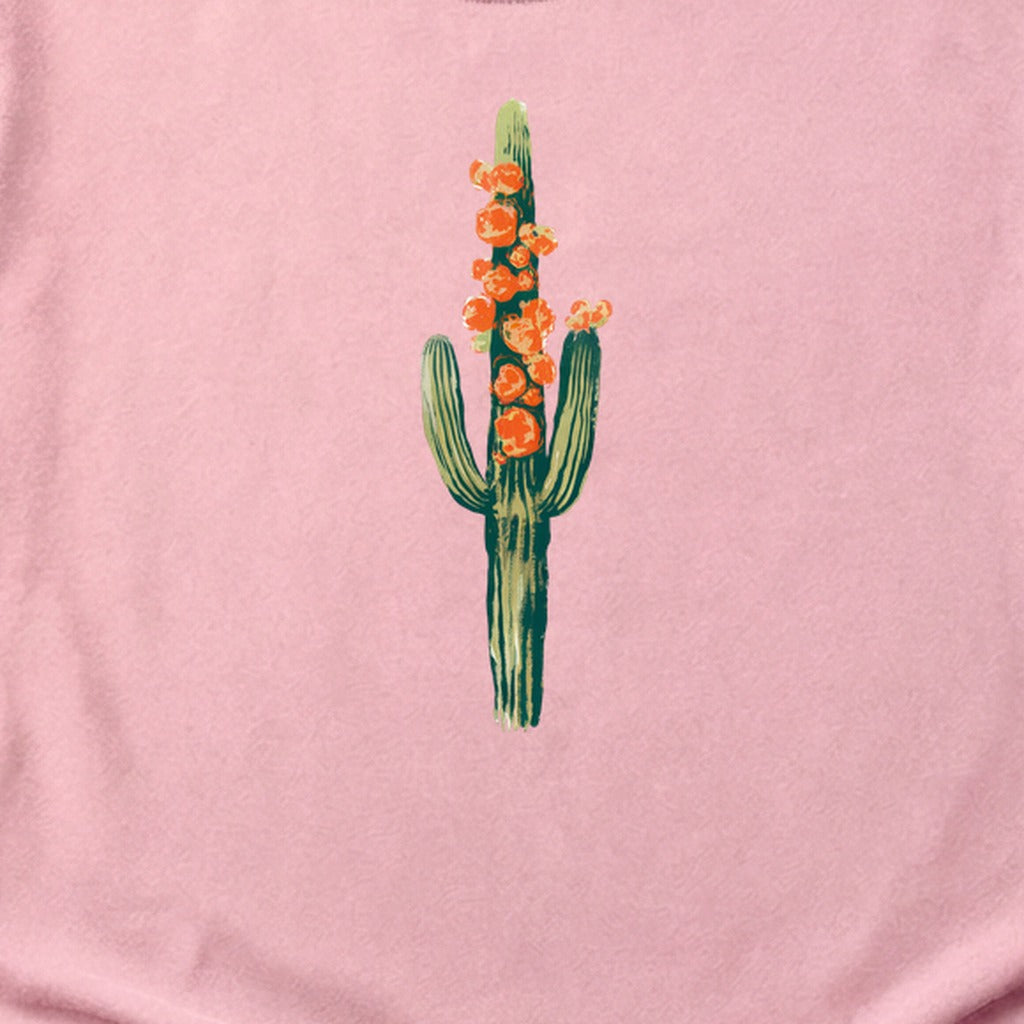 Painted Cactus in Bloom Cotton T-Shirt