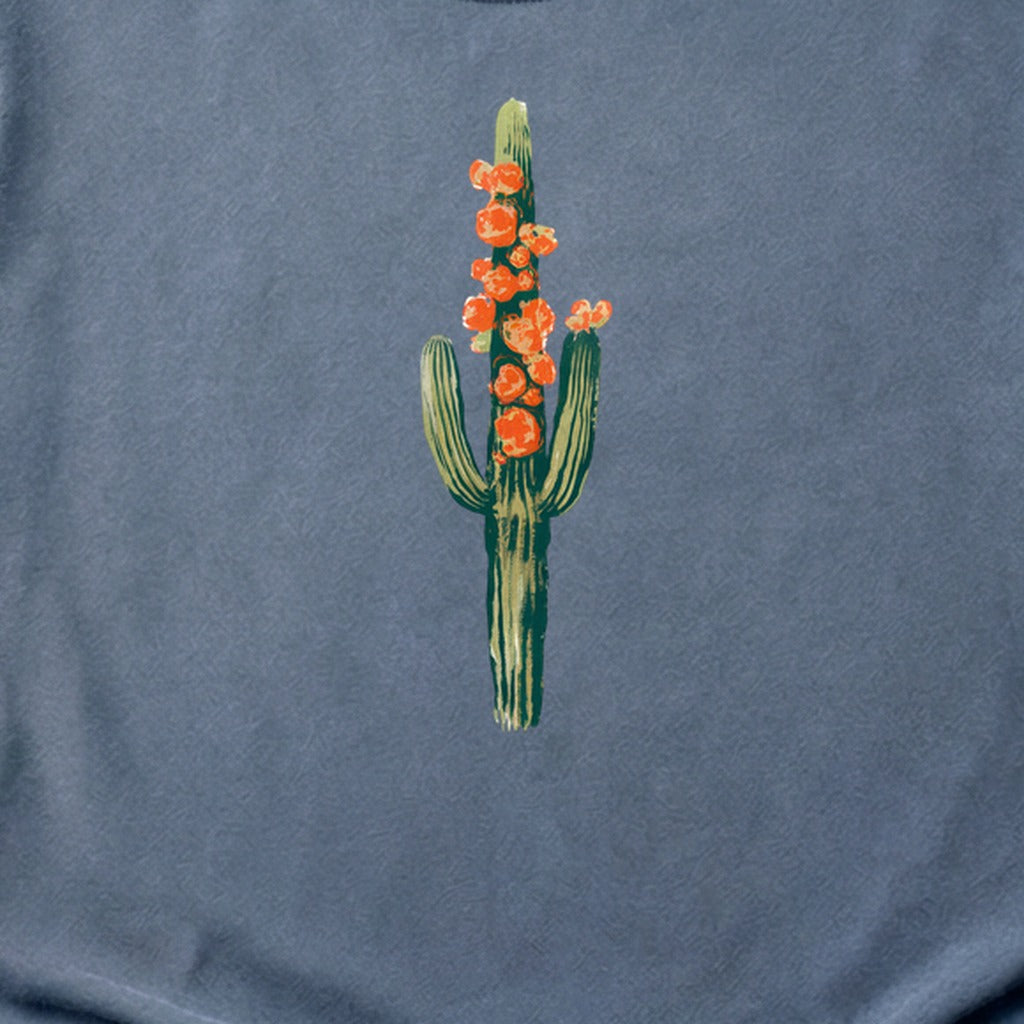 Painted Cactus in Bloom Cotton T-Shirt