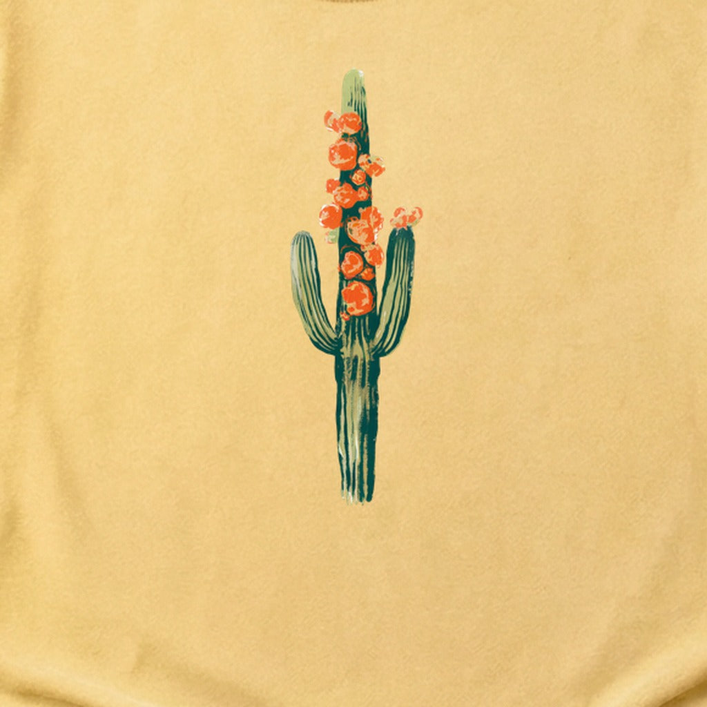 Painted Cactus in Bloom Cotton T-Shirt