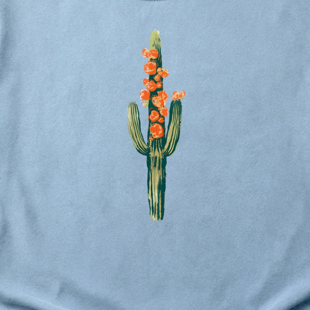 Painted Cactus in Bloom Cotton T-Shirt