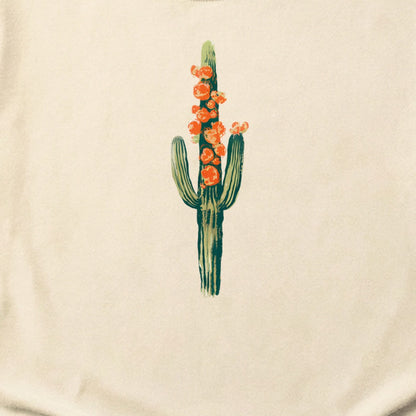 Painted Cactus in Bloom Cotton T-Shirt