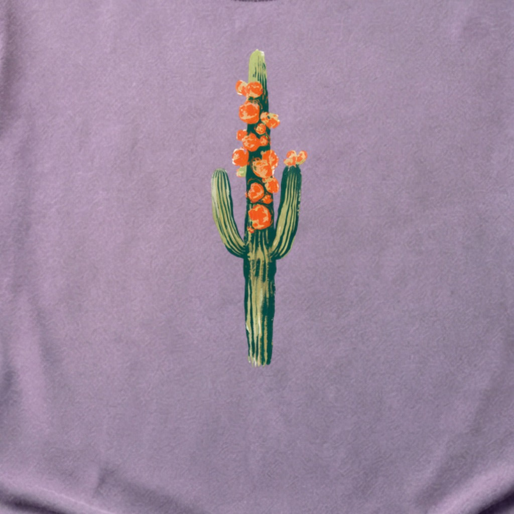 Painted Cactus in Bloom Cotton T-Shirt